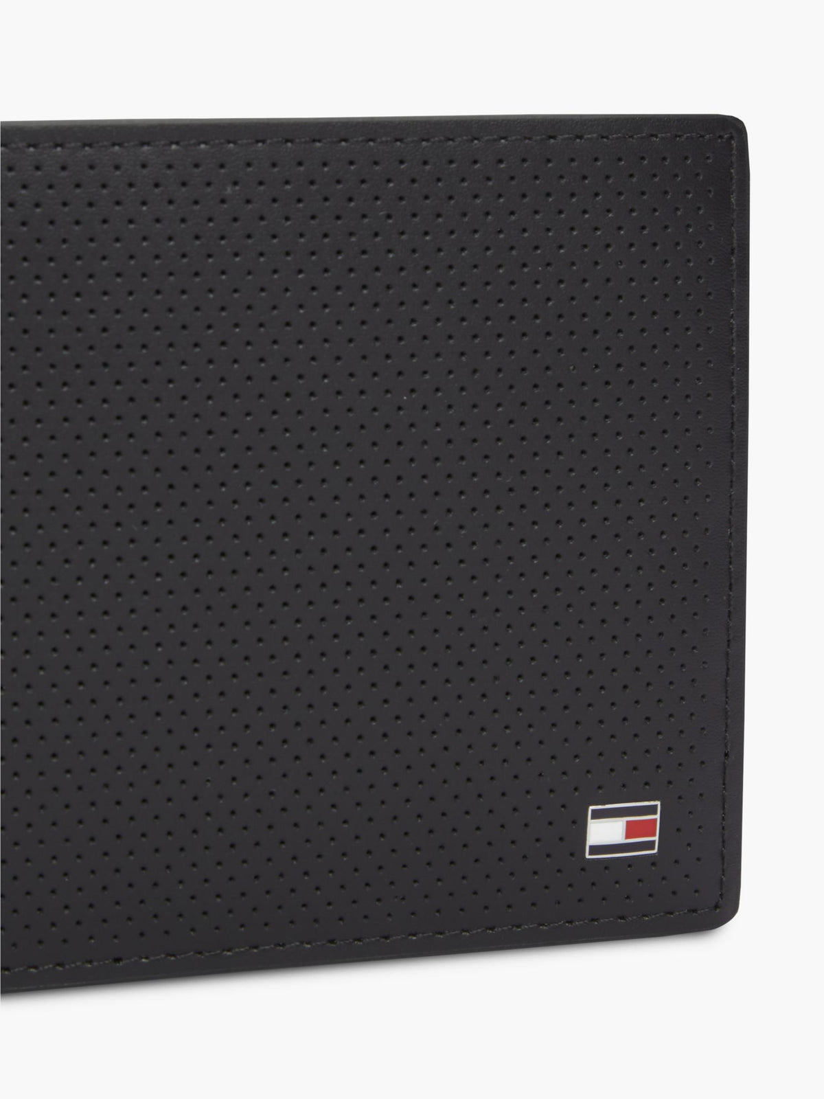 Tommy Hilfiger Textured Leather Card & Coin Wallet