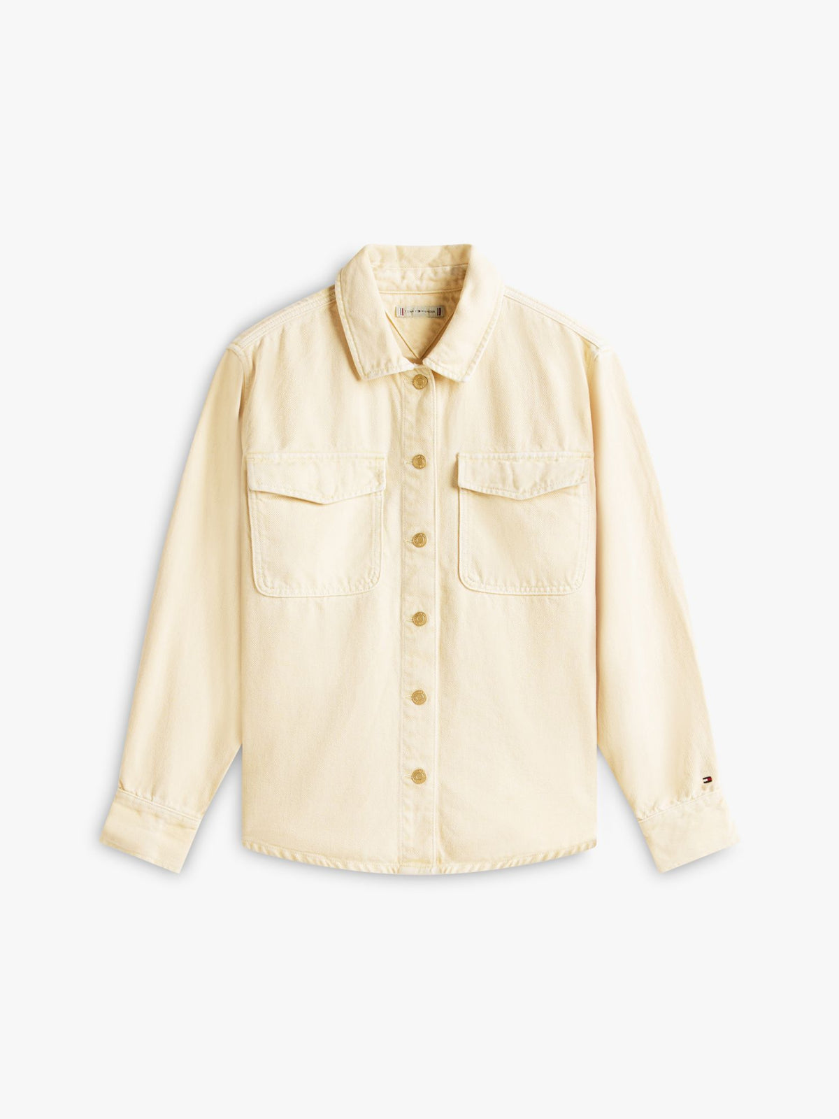 Tommy Hilfiger Garment-Dyed Denim Shirt Jacket