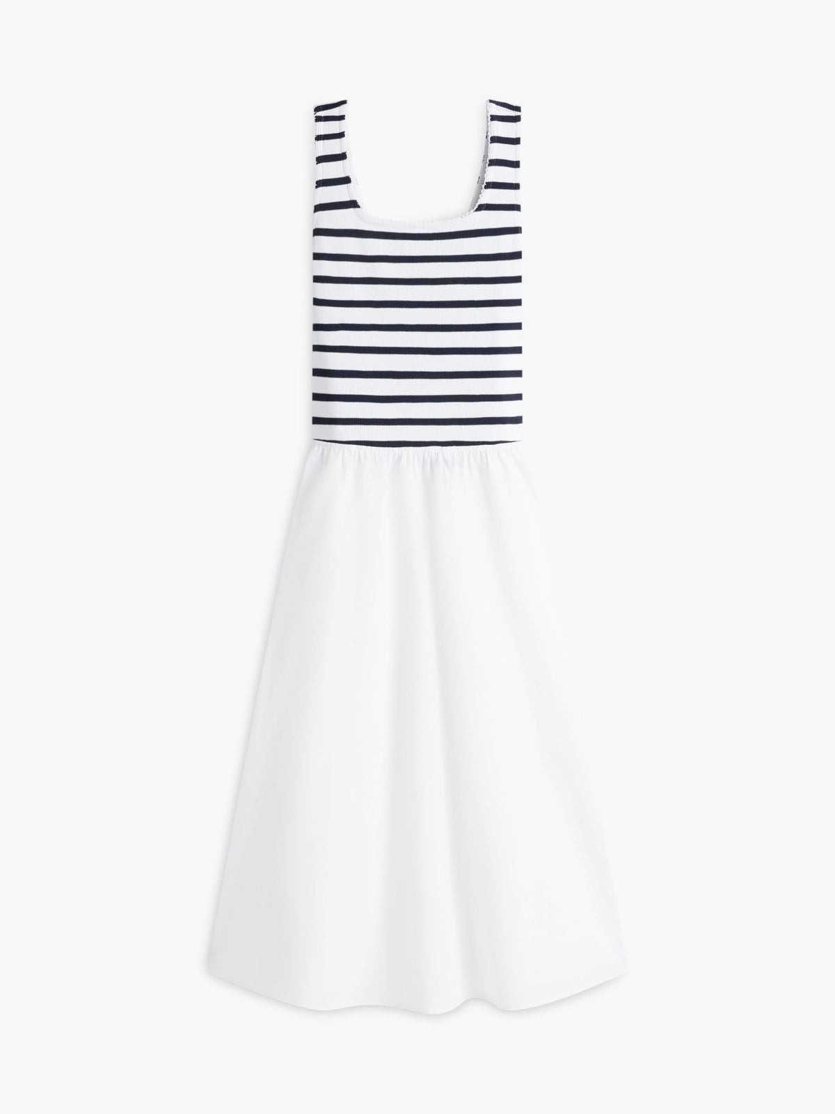 Tommy Hilfiger Striped Mixed-Media Midi Tank Dress