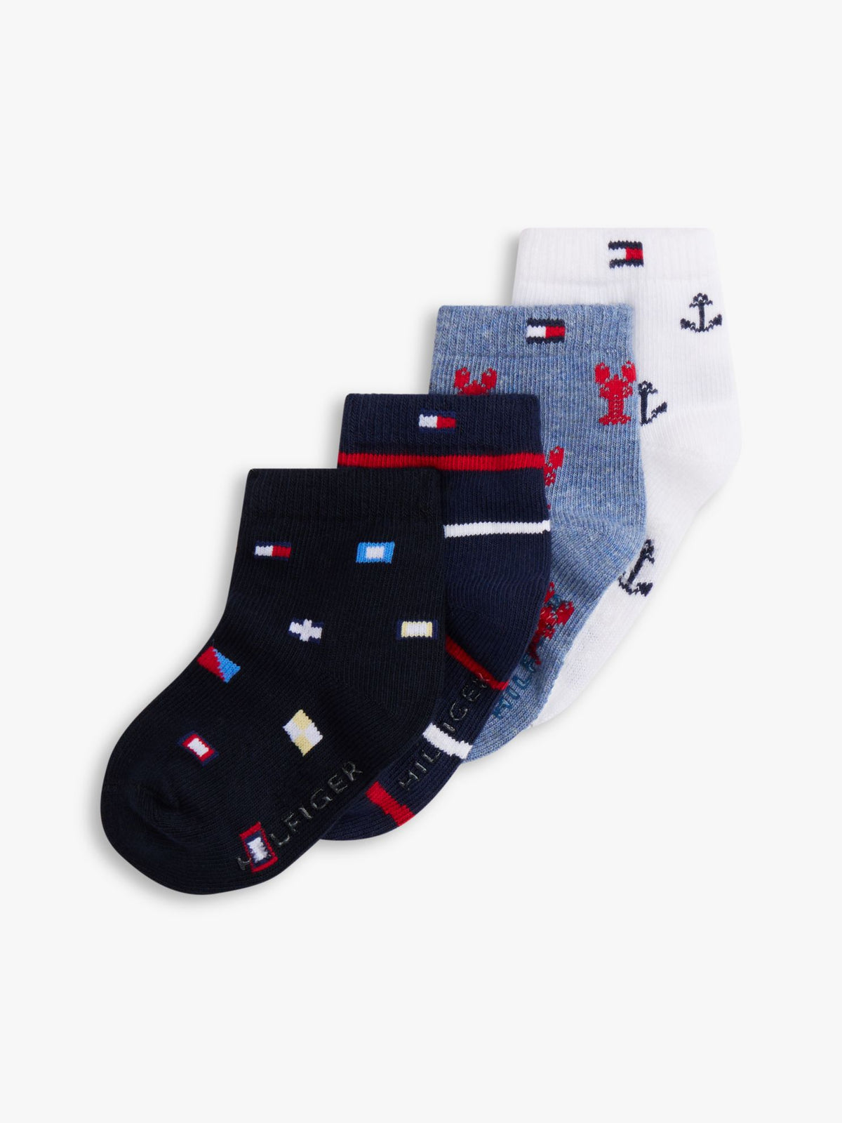 Tommy Hilfiger Babies' Nautical Sock 3-Pack