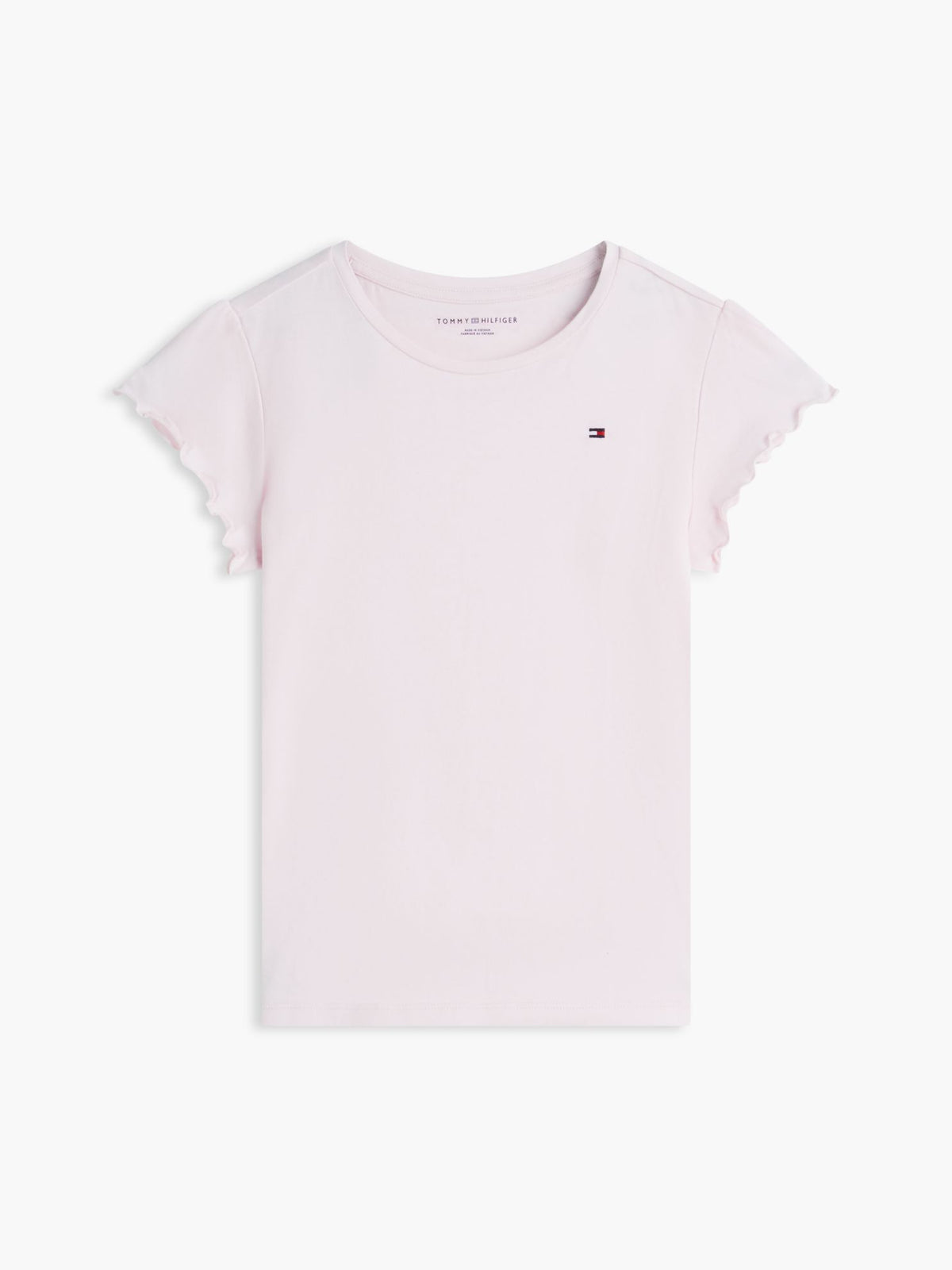 Tommy Hilfiger Kids' Lettuce-Trim Sleeve T-Shirt
