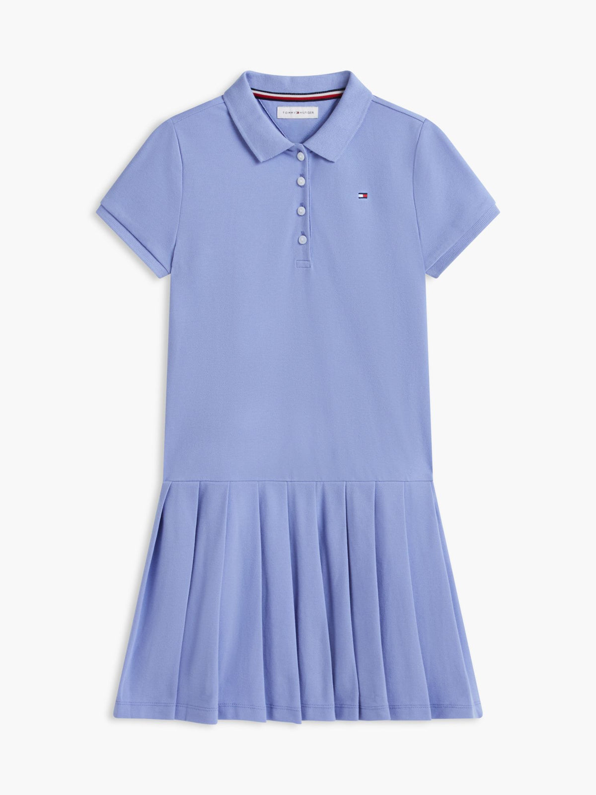 Tommy Hilfiger Kids' Pleated Stretch Polo Dress