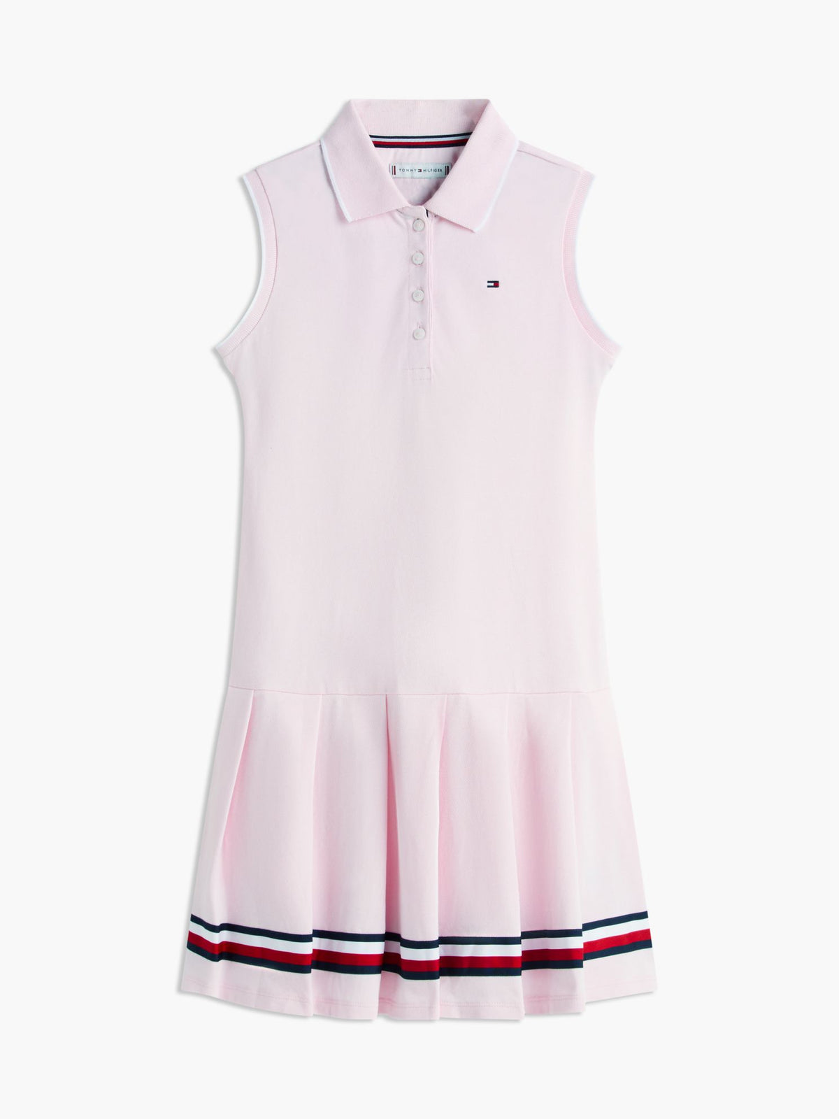 Tommy Hilfiger Kids' Sleeveless Pleated Polo Dress