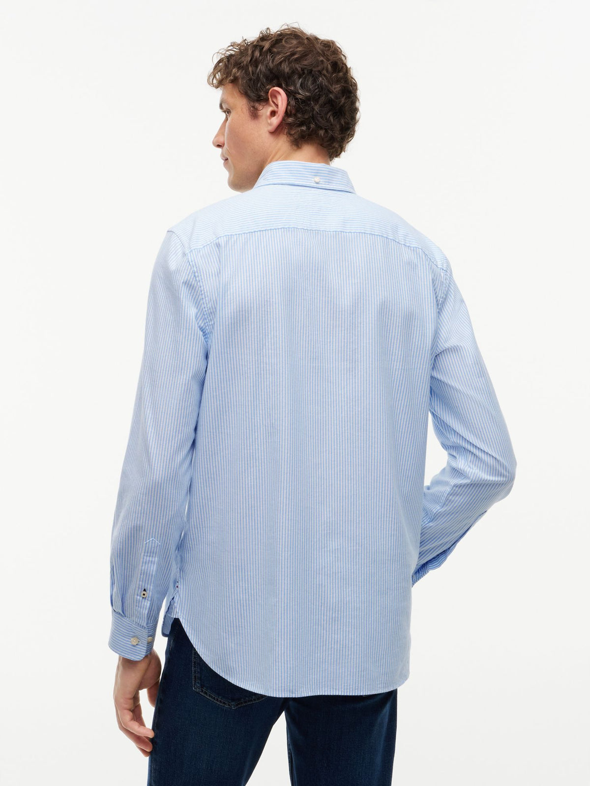 Tommy Hilfiger Regular Fit Stripe Stretch Oxford Shirt