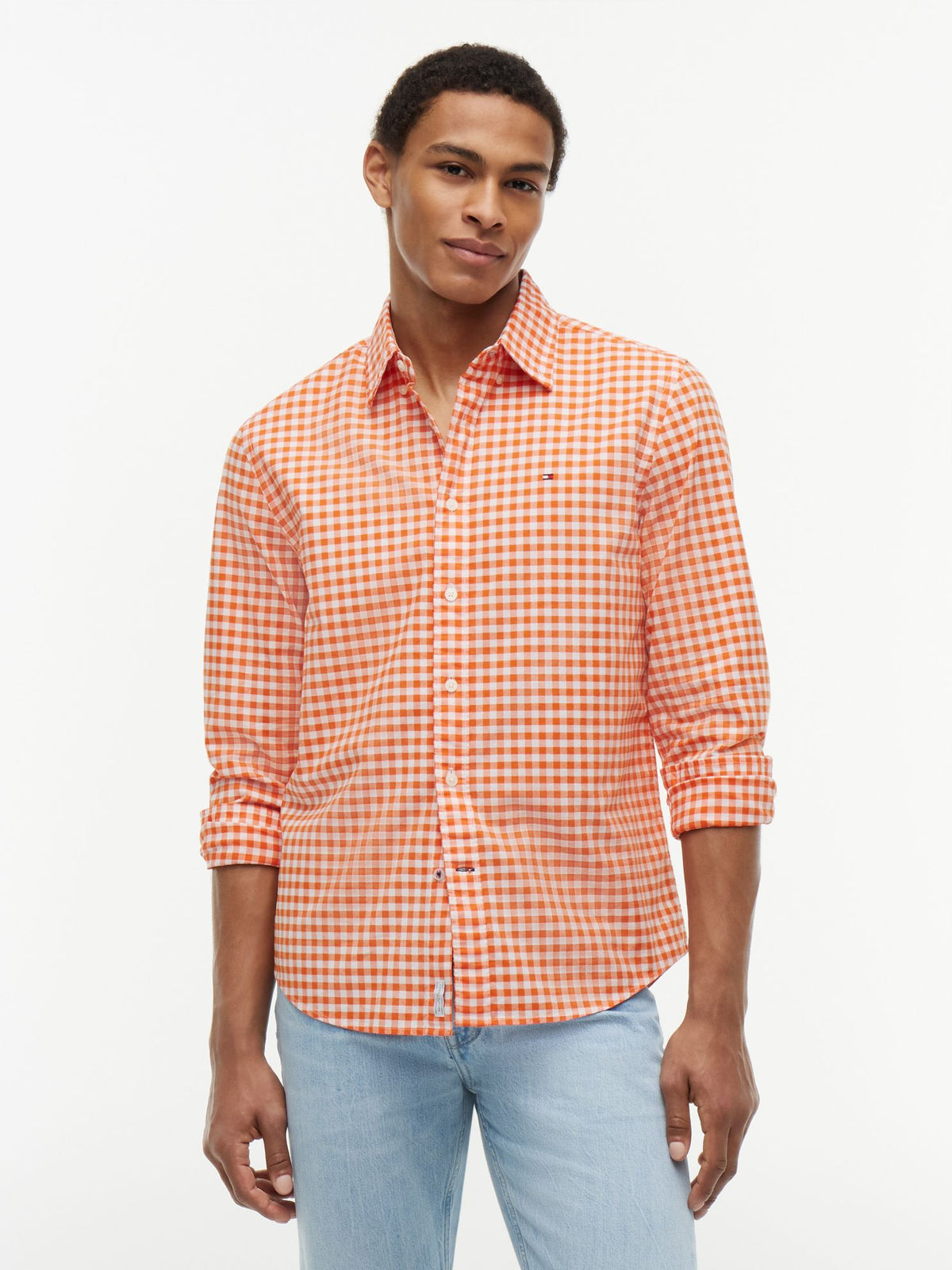 Tommy Hilfiger Regular Fit Gingham Oxford Shirt