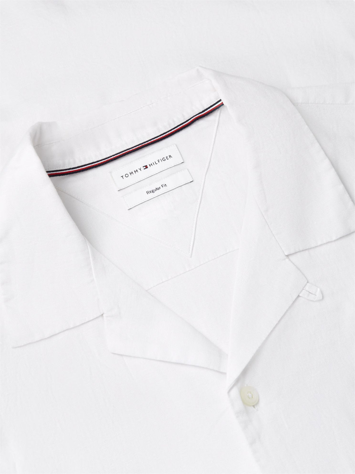 Tommy Hilfiger Regular Fit Cotton-Linen Camp Shirt