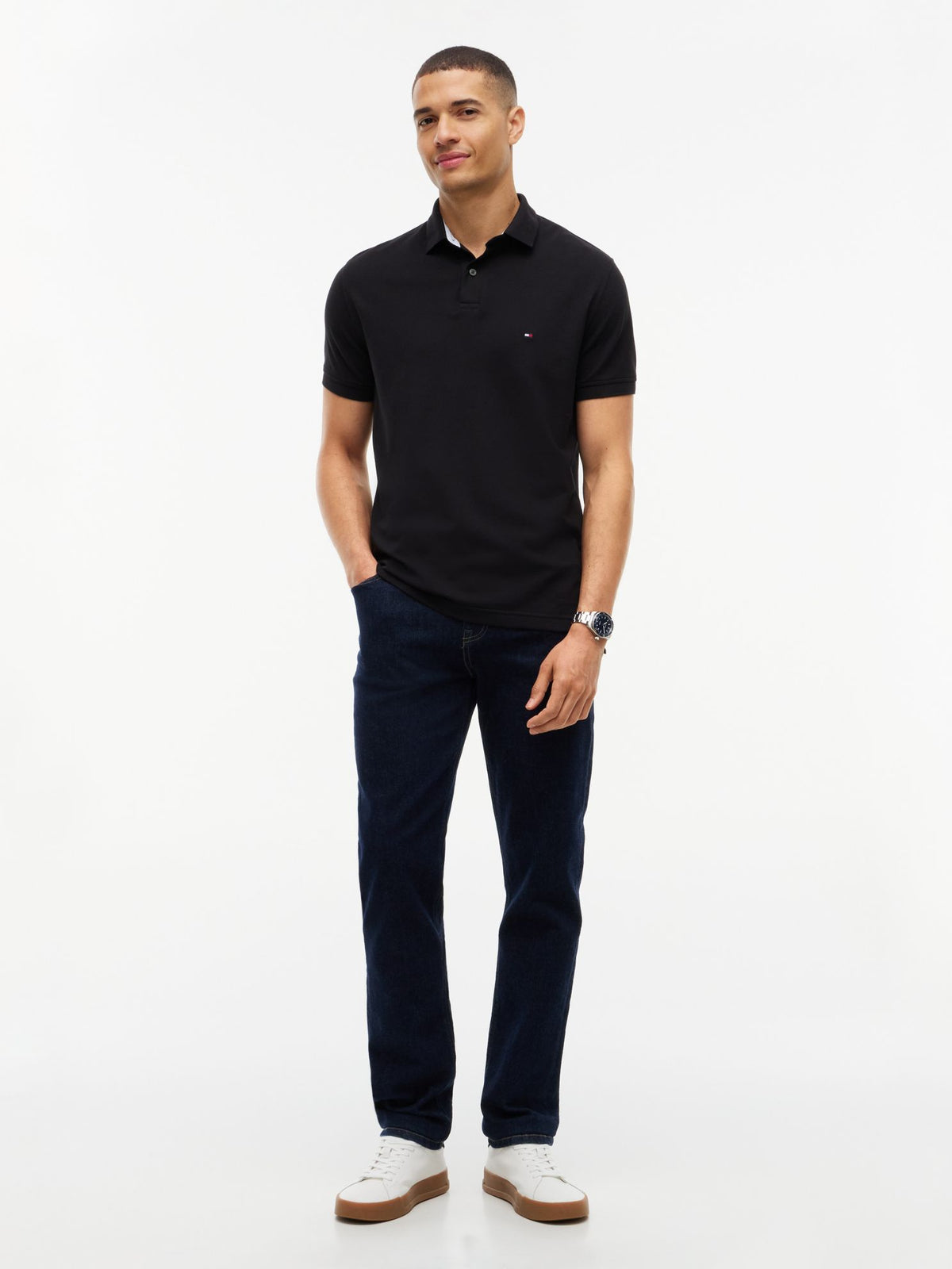 Tommy Hilfiger Regular Fit Stretch Tommy Polo