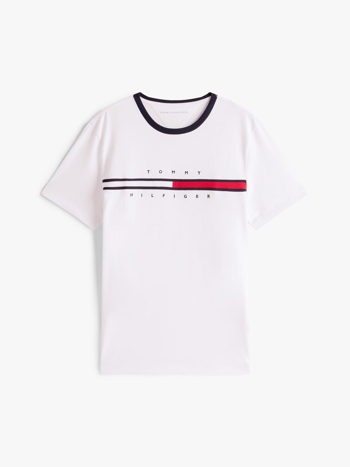 Tommy Hilfiger Embroidered Flag Logo T-Shirt