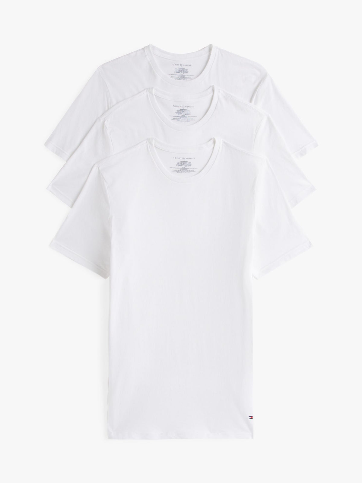 Tommy Hilfiger Cotton Classics Crewneck Undershirt 3-Pack