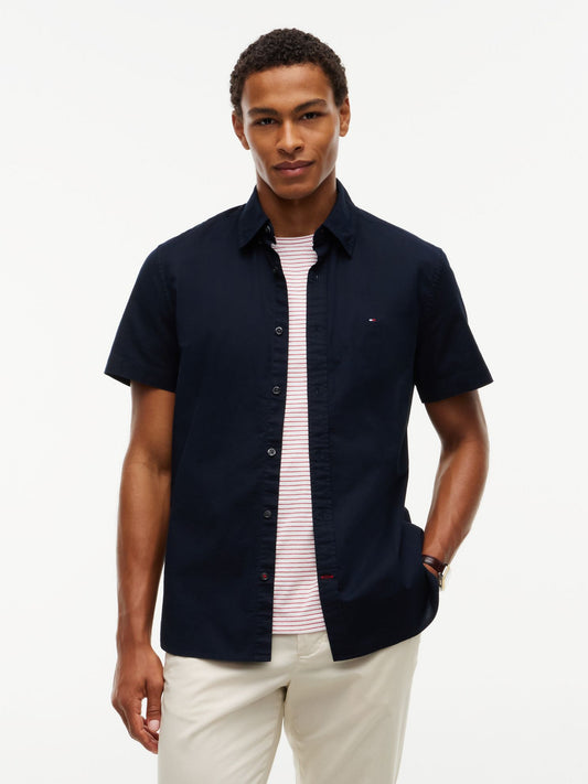 Tommy Hilfiger Regular Fit Short-Sleeve Oxford Shirt