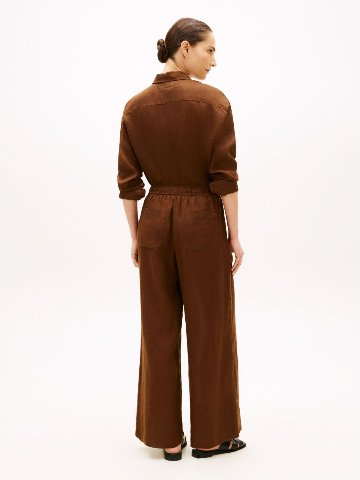 Tommy Hilfiger Relaxed Linen Pull-On Pant