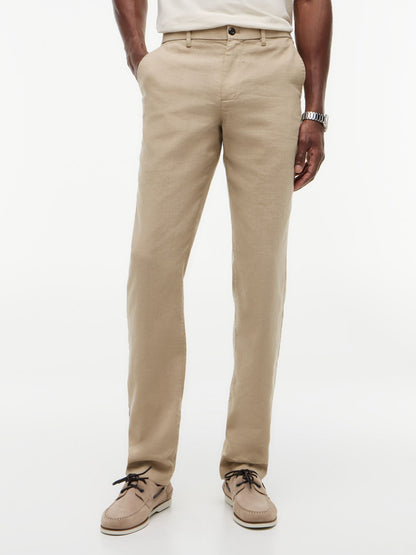 Tommy Hilfiger Linen-Blend Straight Chino