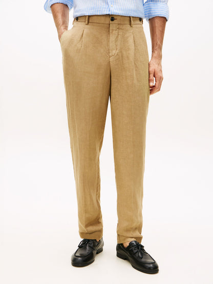 Tommy Hilfiger Garment-Dyed Linen Tapered Pant