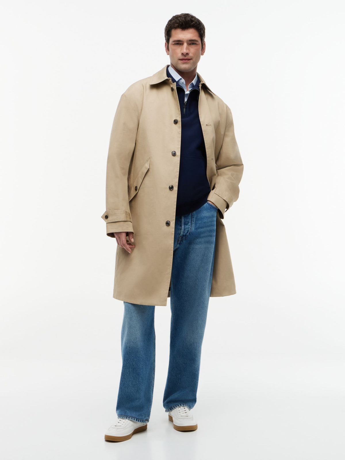 Tommy Hilfiger TH Performance Relaxed Fit Car Coat