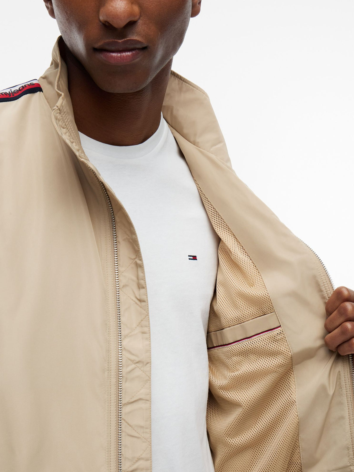 Tommy Hilfiger Tommy Jeans Logo Tape Zip Jacket