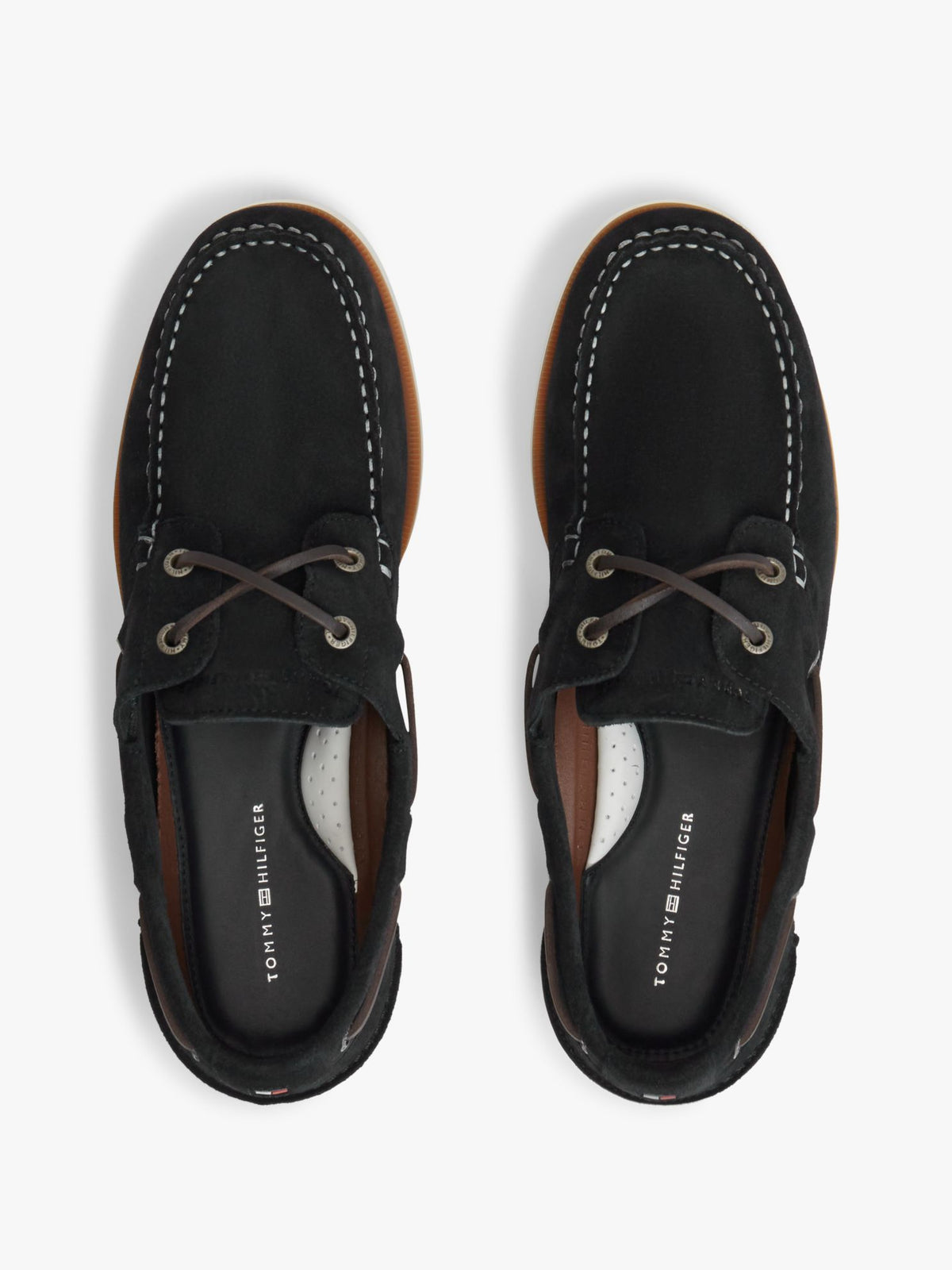 Tommy Hilfiger Suede Boat Shoes
