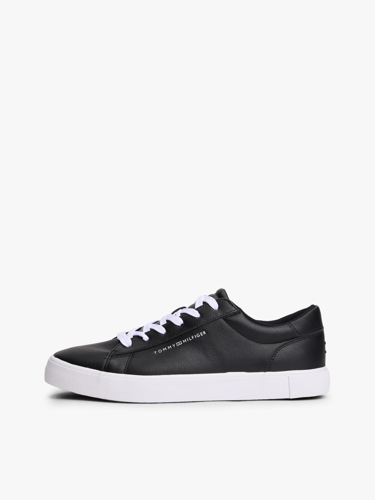 Tommy Hilfiger Metallic Logo Pebbled Court Sneaker