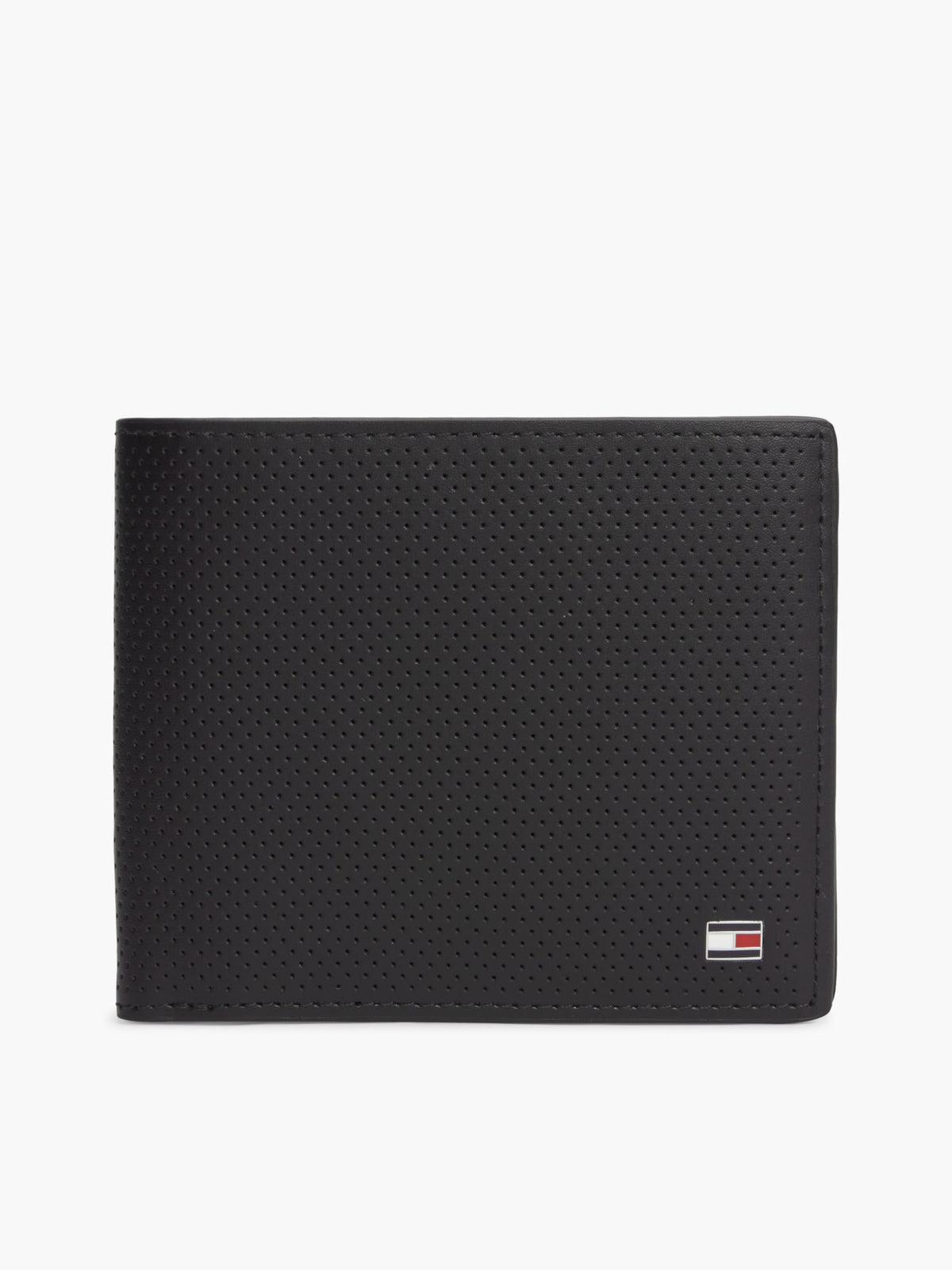 Tommy Hilfiger Textured Leather Card & Coin Wallet