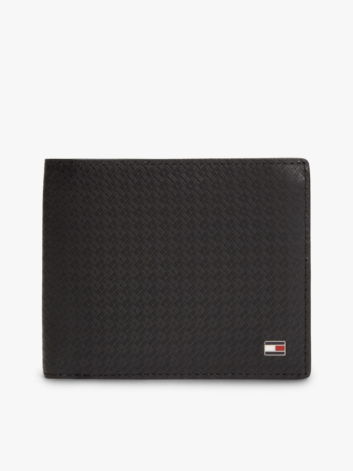 Tommy Hilfiger Allover Flag Leather Card & Coin Wallet