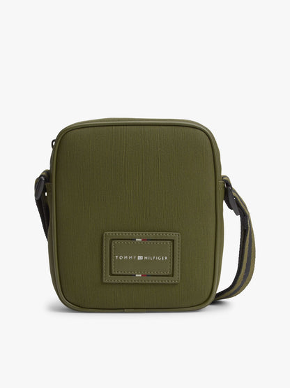 Tommy Hilfiger Hilfiger Logo Textured Mini Reporter Bag