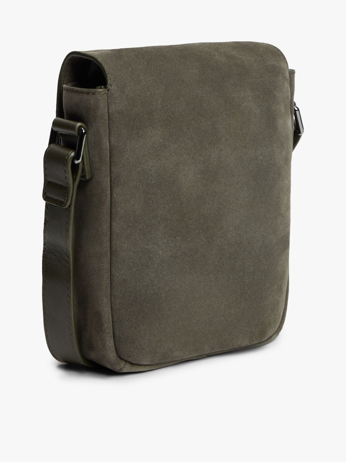 Tommy Hilfiger Suede Flap Crossbody Bag