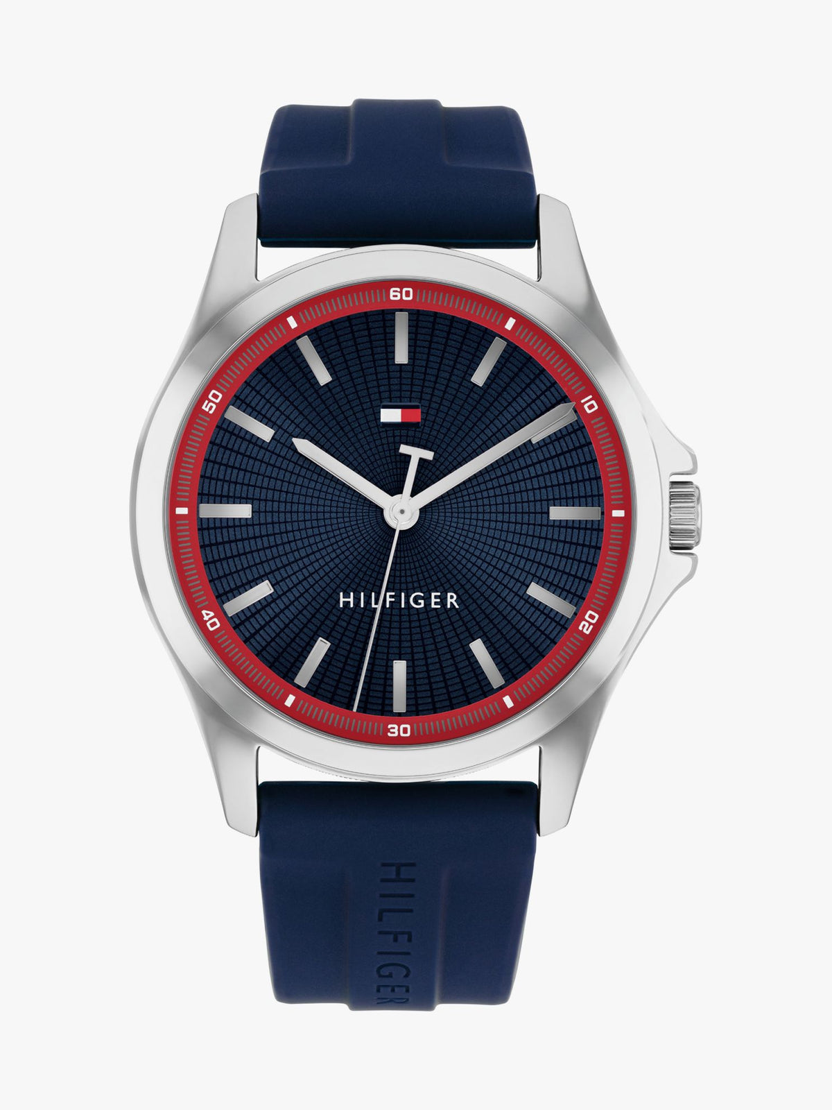 Tommy Hilfiger 43MM Silicone Strap Sport Watch