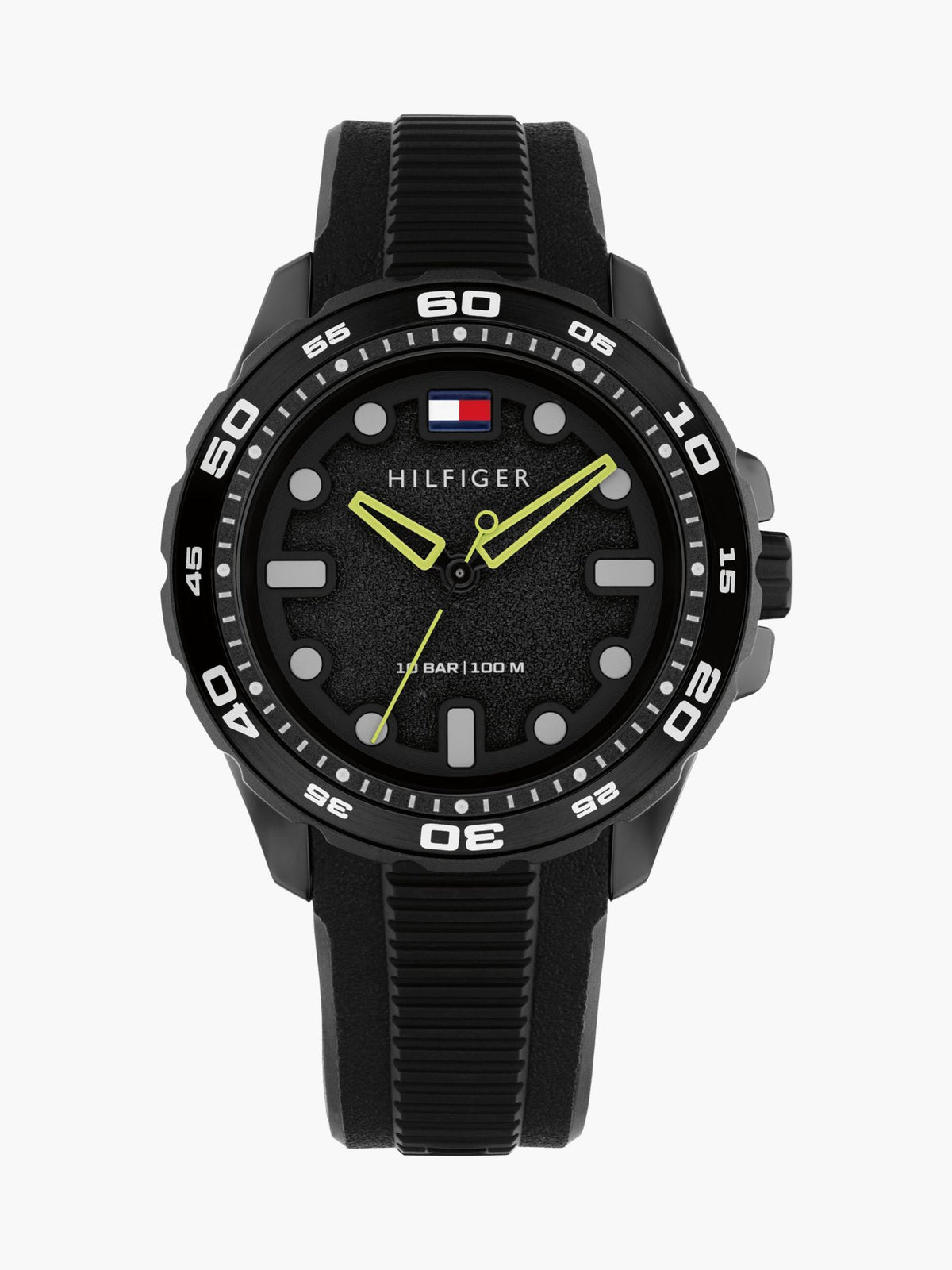 Tommy Hilfiger 42MM Silicone Strap Sport Watch