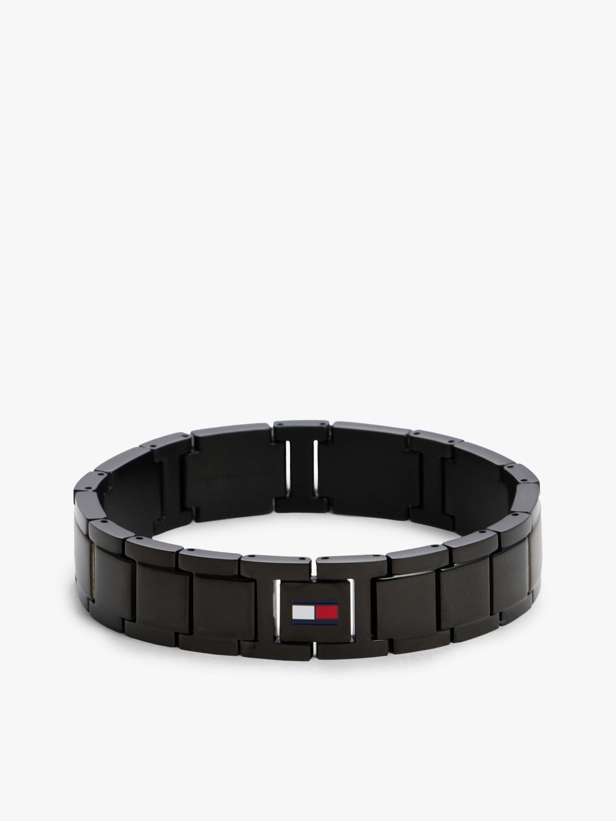 Tommy Hilfiger Stripe Accent Flat-Link Bracelet