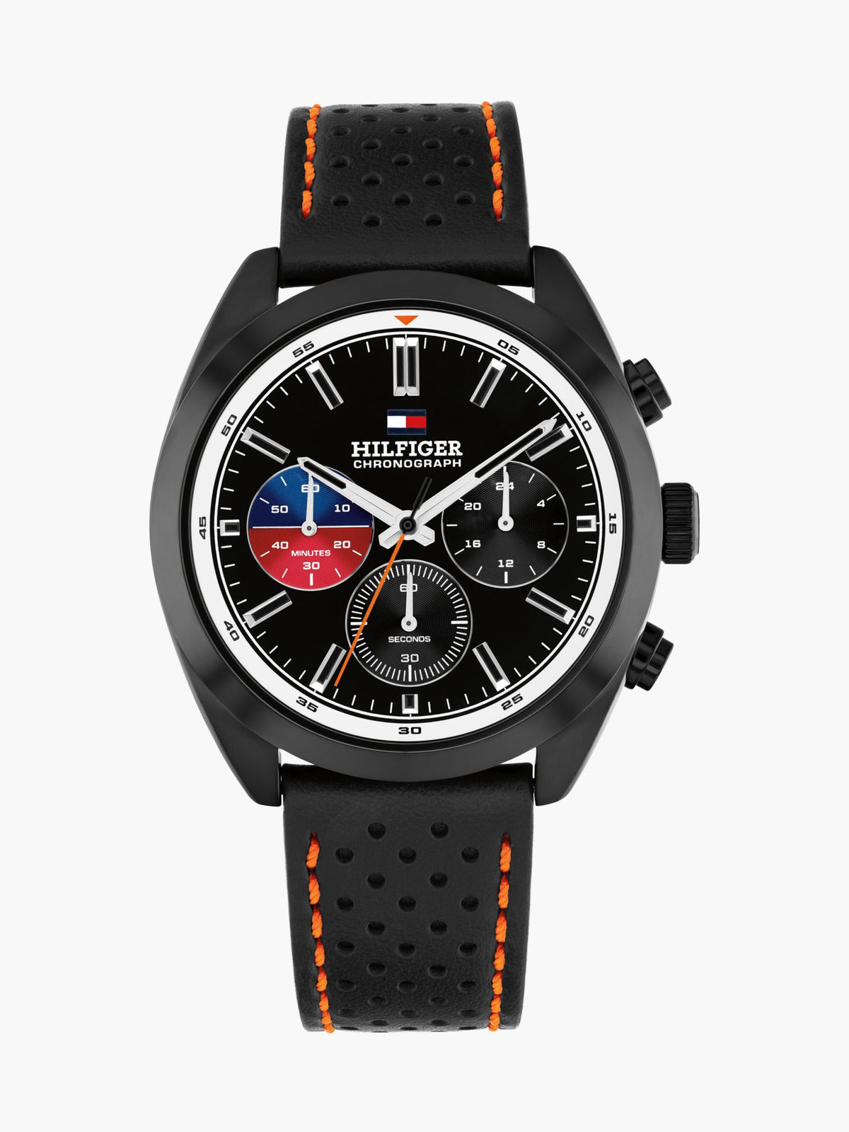 Tommy Hilfiger 40MM Leather Strap Chronograph Watch