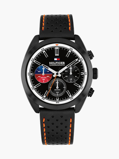 Tommy Hilfiger 40MM Leather Strap Chronograph Watch