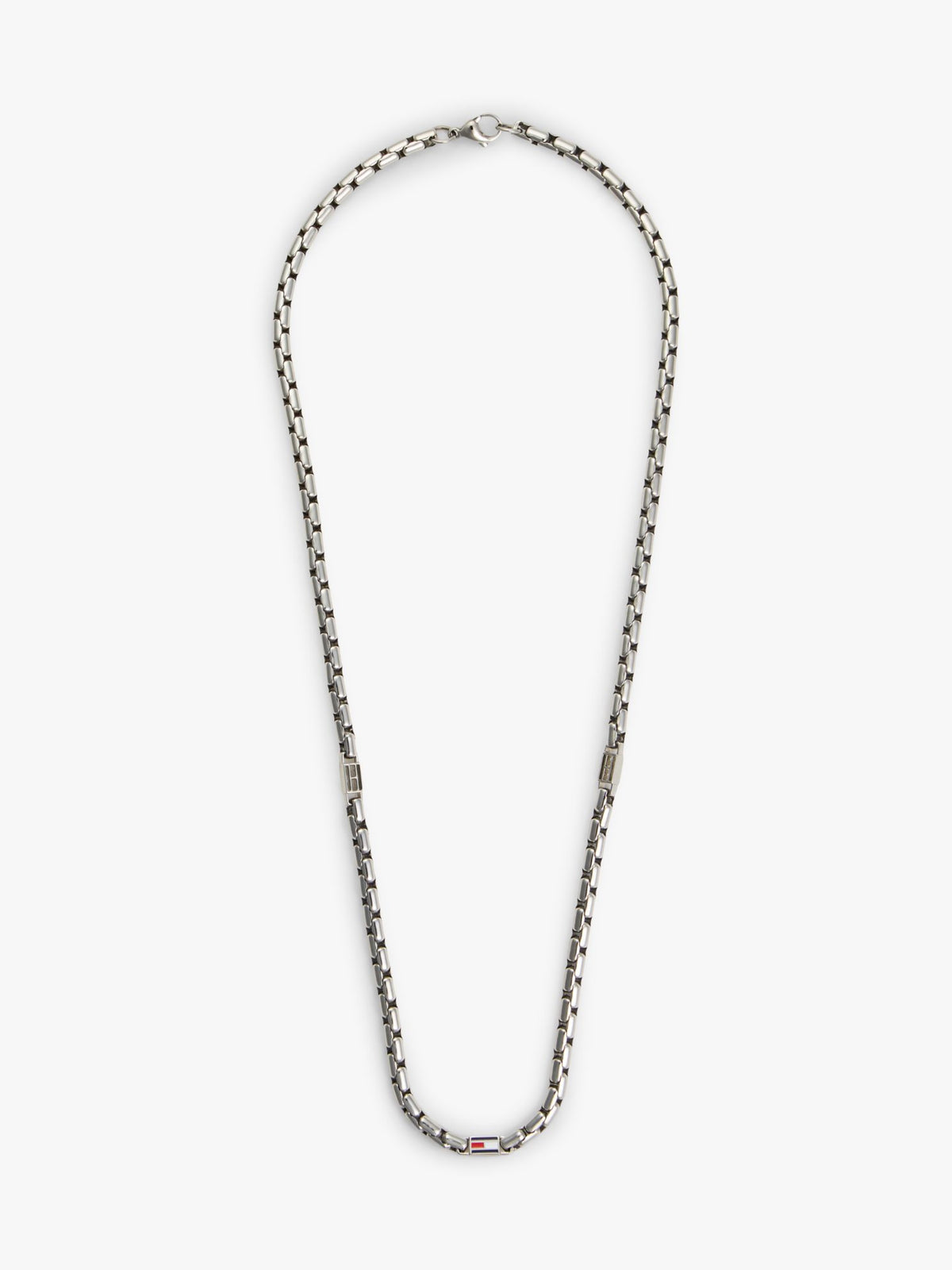 Tommy Hilfiger Flag Chain Link Necklace