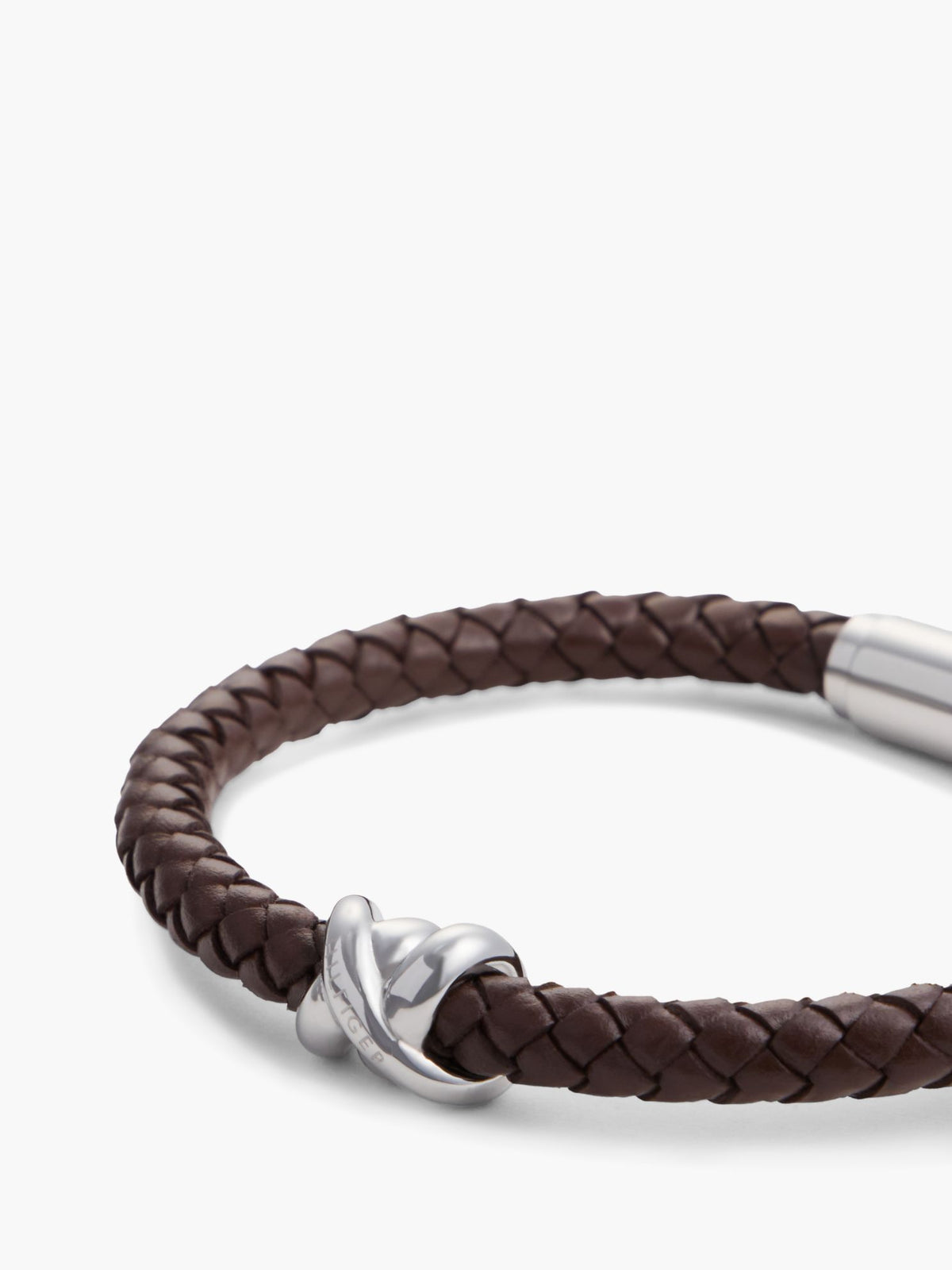 Tommy Hilfiger Nautical Knot Braided Leather Bracelet