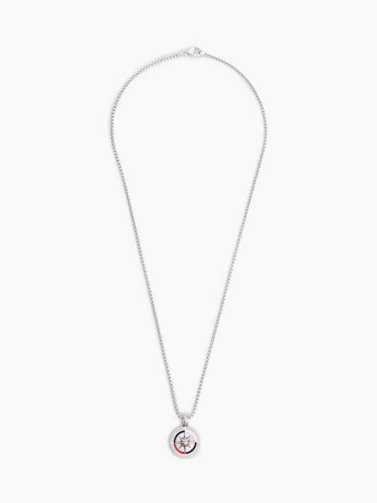 Tommy Hilfiger Compass Medallion Necklace