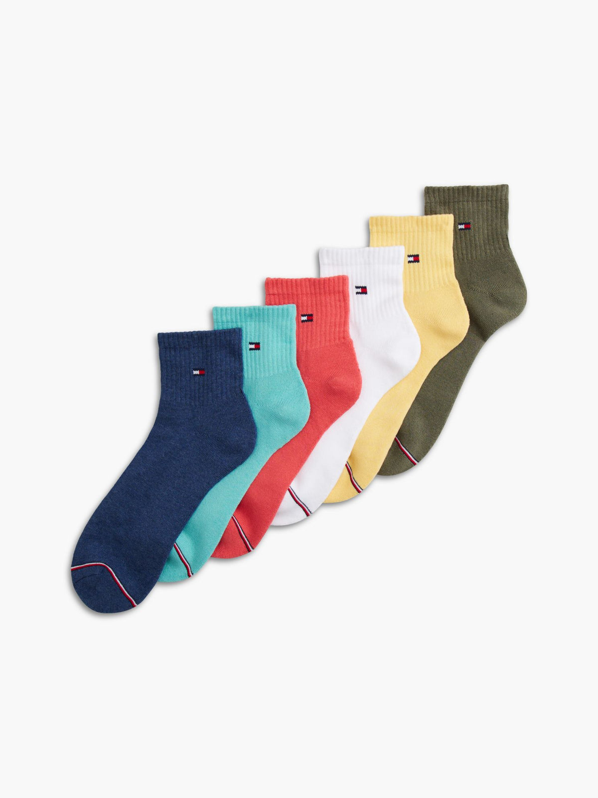 Tommy Hilfiger Quarter-Top Sock 6-Pack