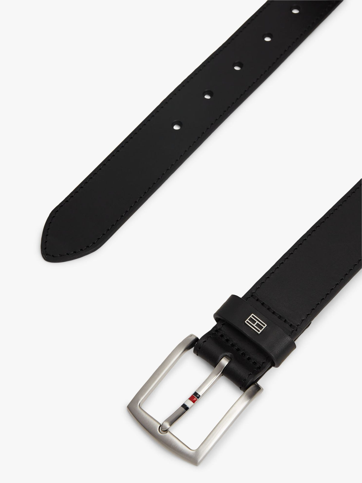 Tommy Hilfiger Square Buckle Leather Belt