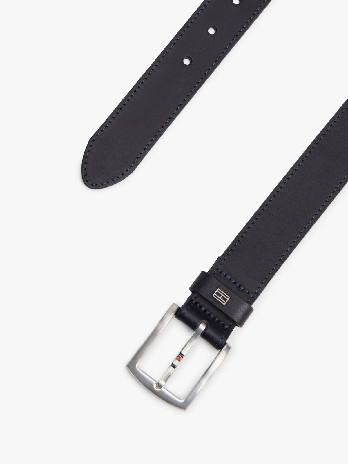 Tommy Hilfiger Square Buckle Leather Belt