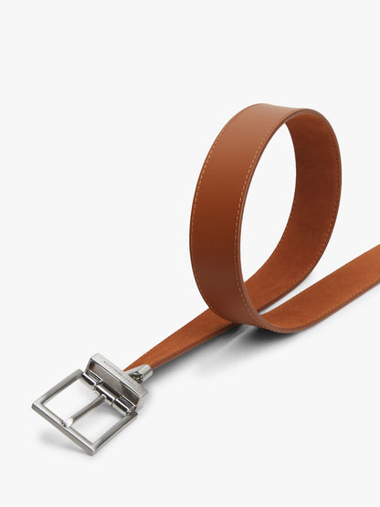 Tommy Hilfiger Reversible Square Buckle Leather Belt