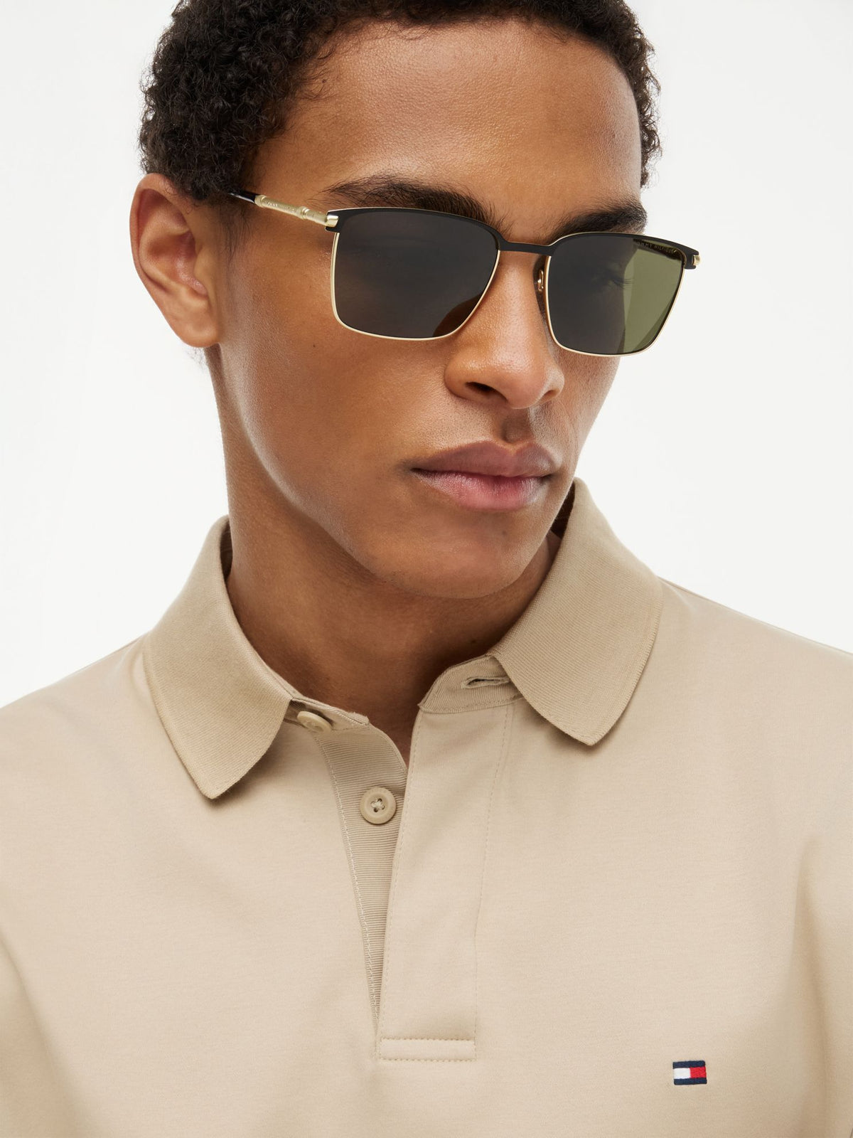 Tommy Hilfiger Metal Square Frame Sunglasses
