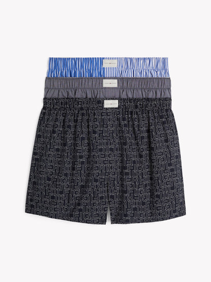 Tommy Hilfiger Logo Woven Boxer 3-Pack