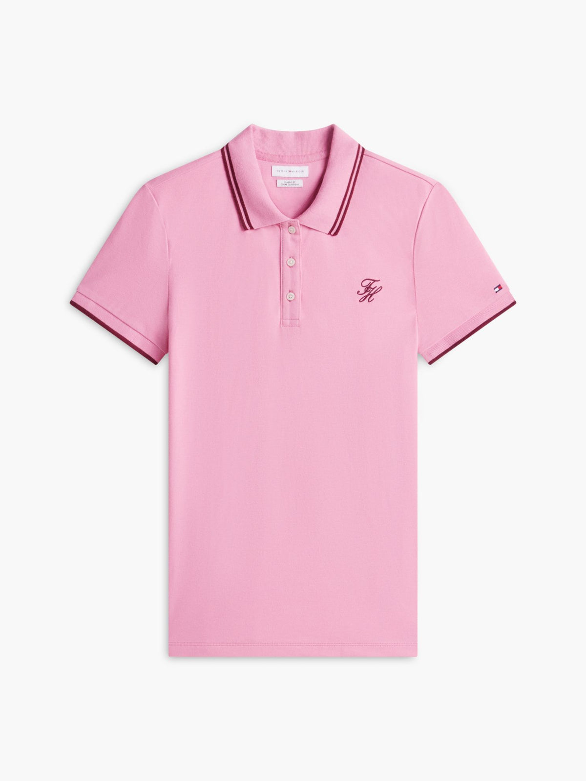 Tommy Hilfiger Script Monogram Tipped Polo