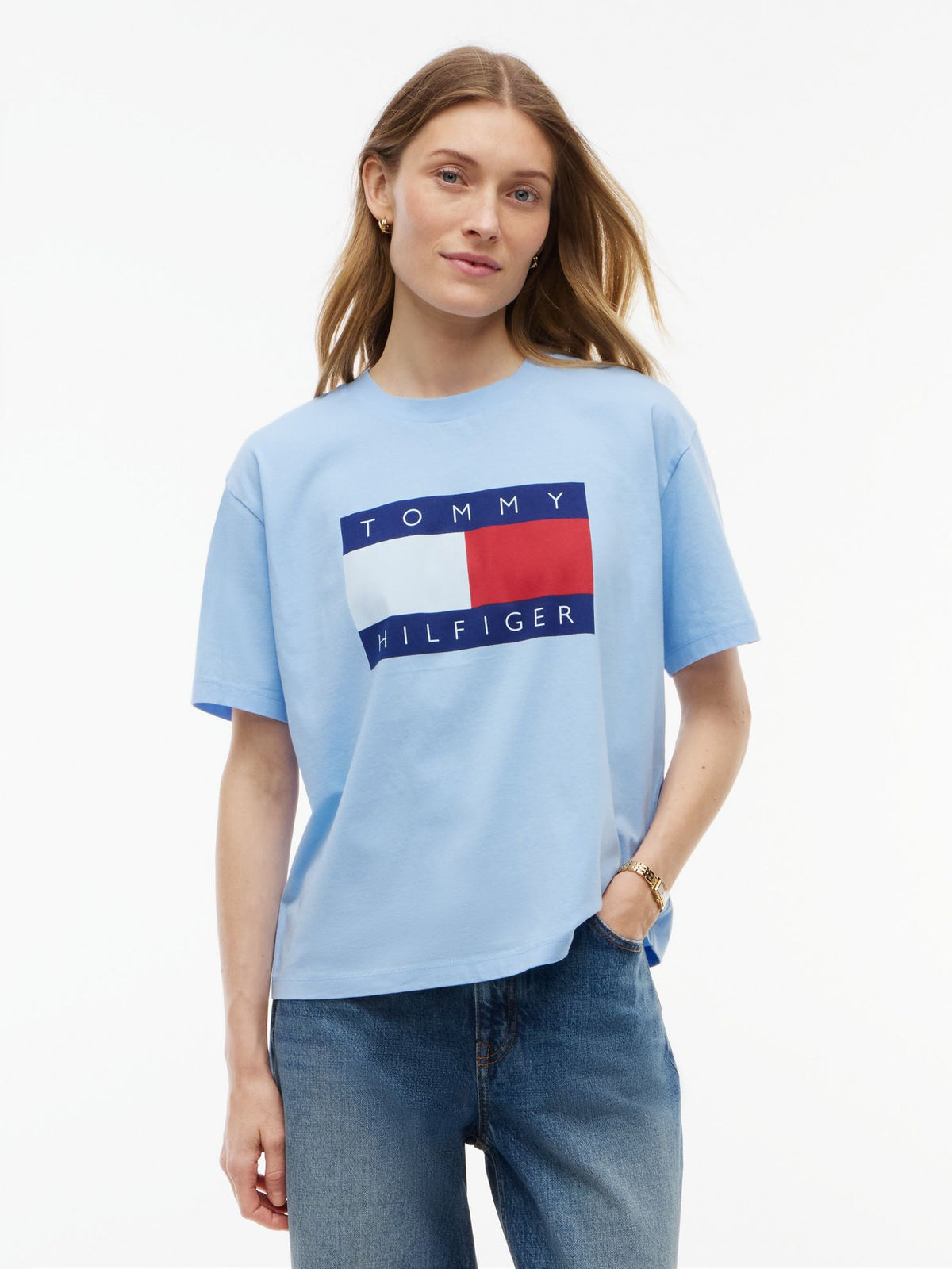 Tommy Hilfiger Flag Logo T-Shirt