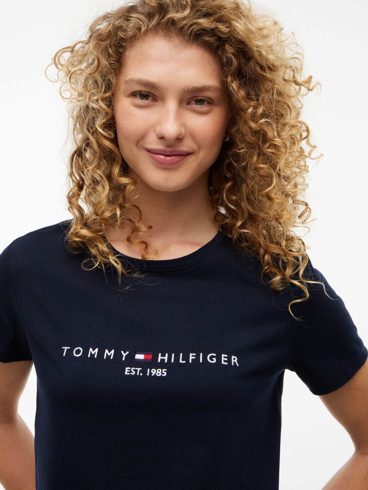 Tommy Hilfiger Embroidered Tommy Logo T-Shirt