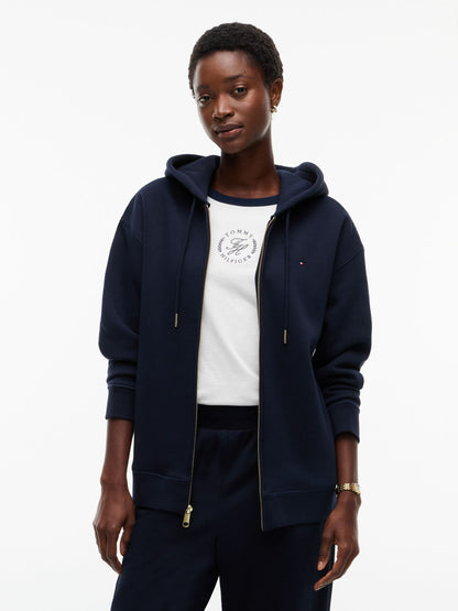 Tommy Hilfiger Relaxed Fit Zip Hoodie