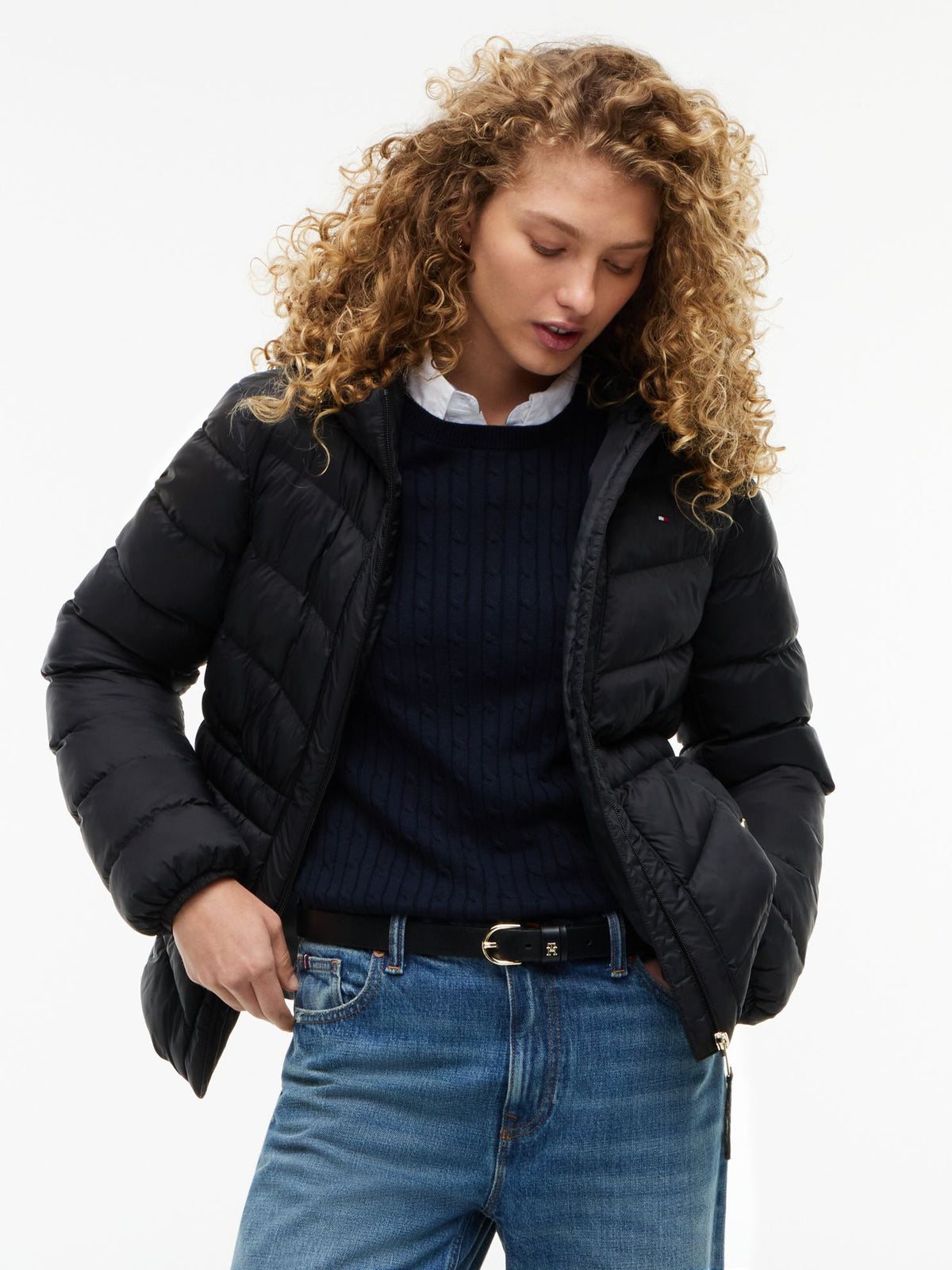 Tommy Hilfiger Lightweight Quilted Hooded Jacket