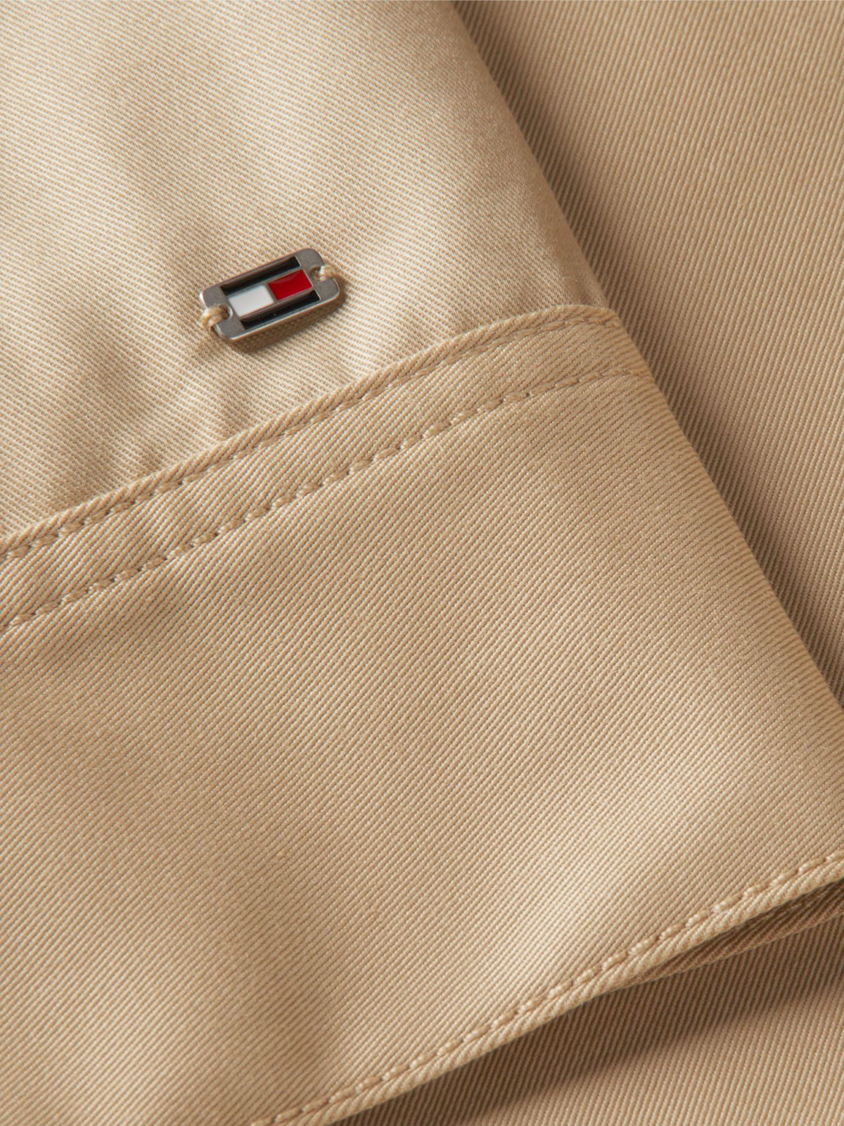 Tommy Hilfiger Script Monogram Twill Cropped Jacket