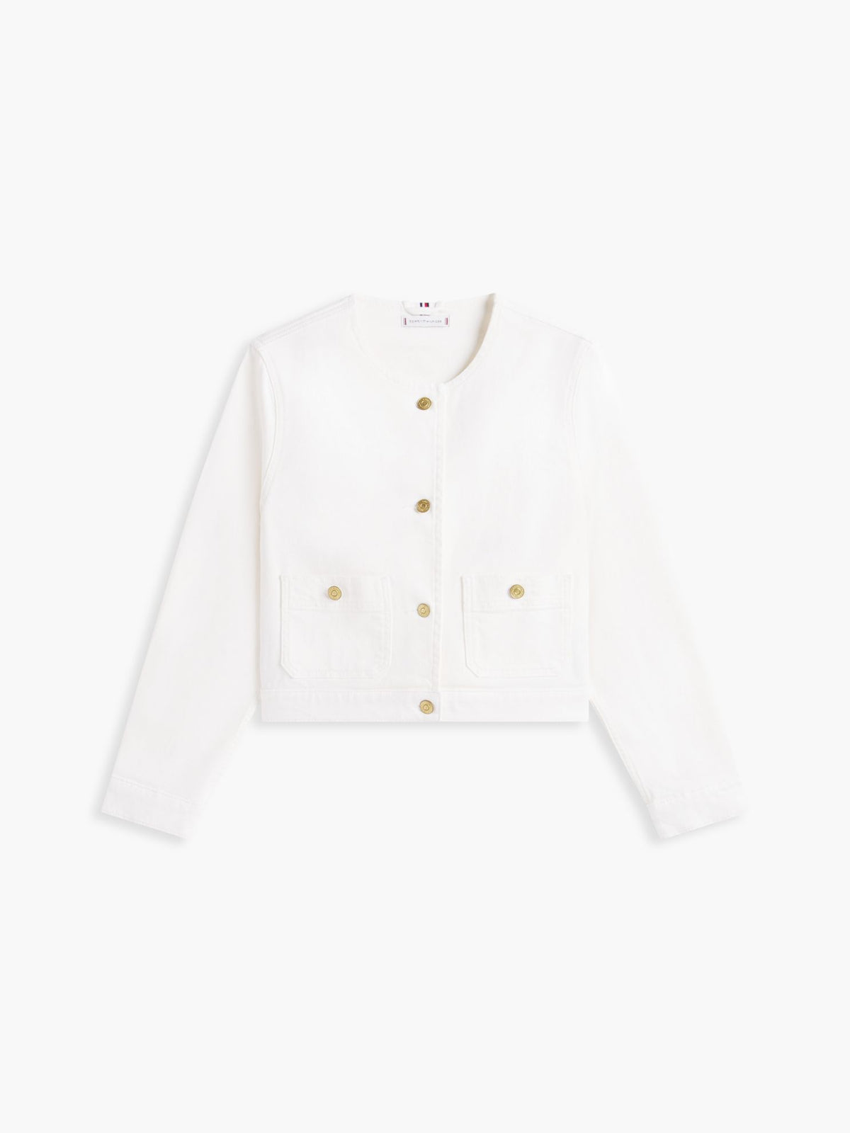 Tommy Hilfiger White Denim Lady Jacket