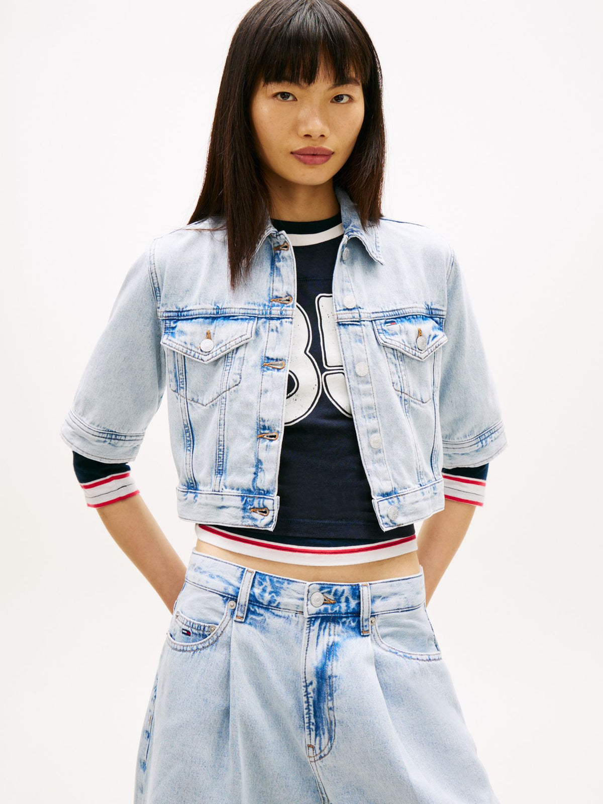 Tommy Hilfiger Tommy Jeans Short-Sleeve Denim Jacket