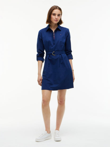 Tommy Hilfiger Belted Oxford Shirtdress