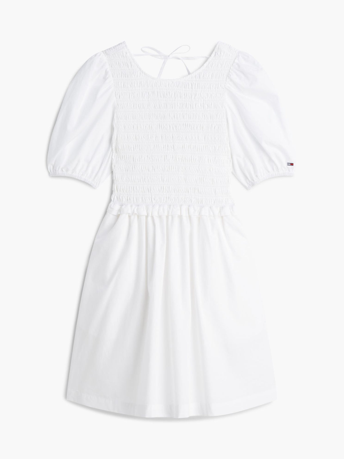Tommy Hilfiger Tommy Jeans Shirred Poplin Mini Dress