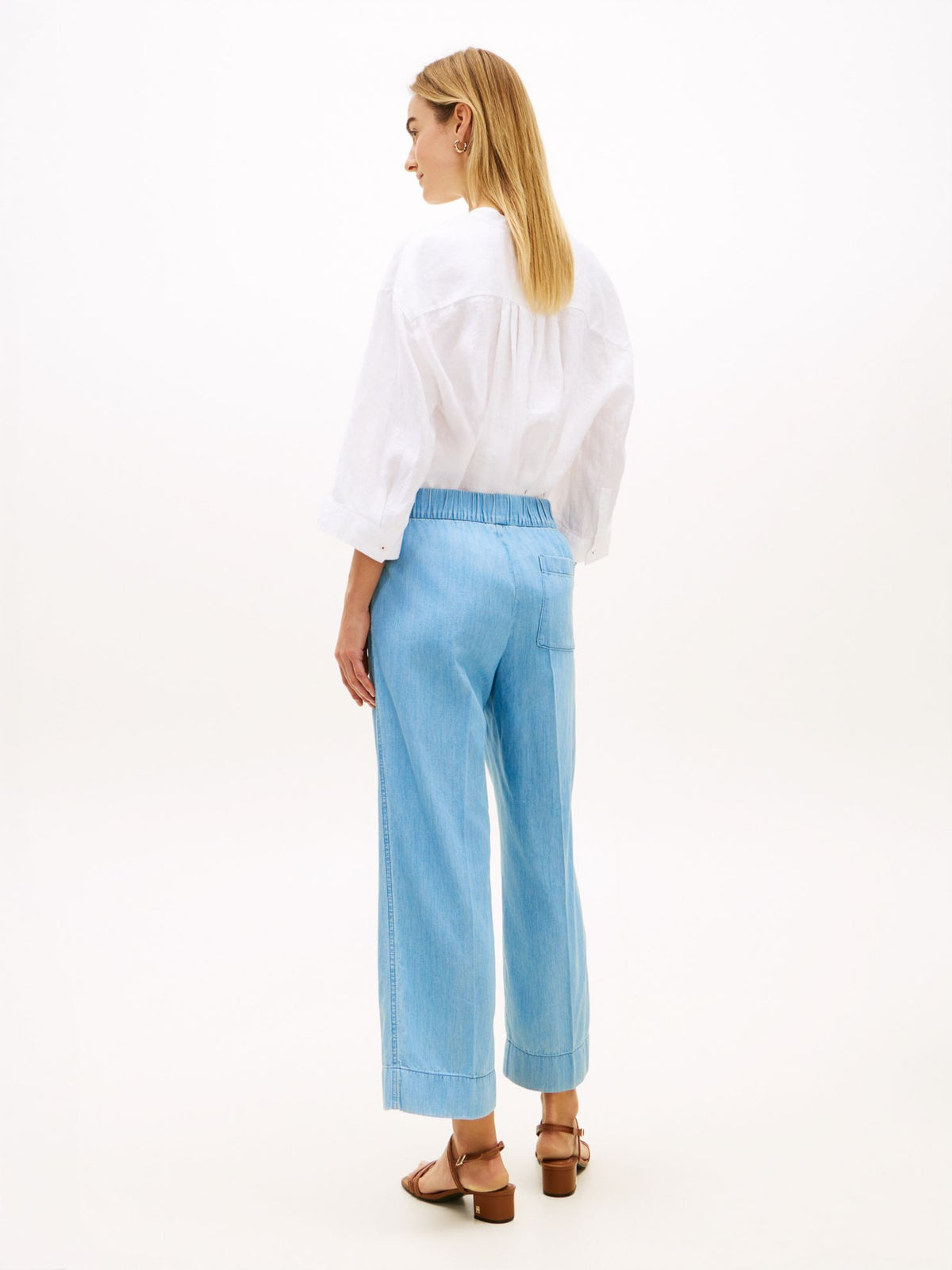 Tommy Hilfiger Pull-On Wide-Leg Ankle Pant